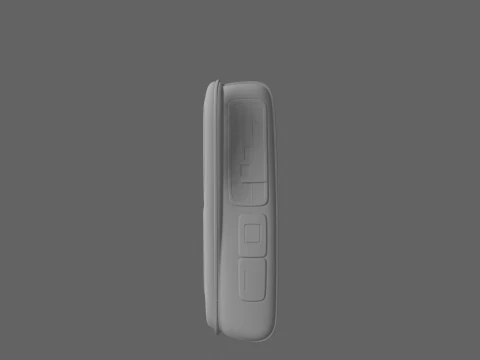 3D Banking Asset Scanner Barcode Reader LED Display USB Cable 3D Model