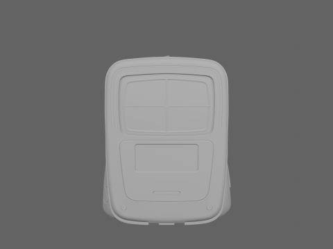 3D Banking Asset Scanner Barcode Reader LED Display USB Cable Modèle 3D