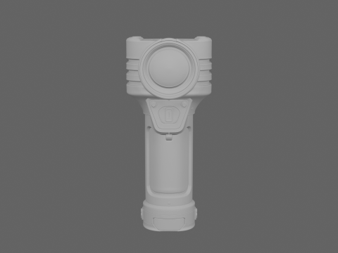 3D Beveiliging Vault Inspectie Zaklamp Heavy-Duty 3D Model