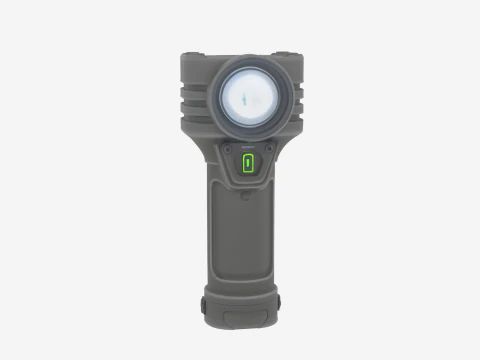 3D Security Vault Inspection Flashlight Heavy-Duty 3D Model
