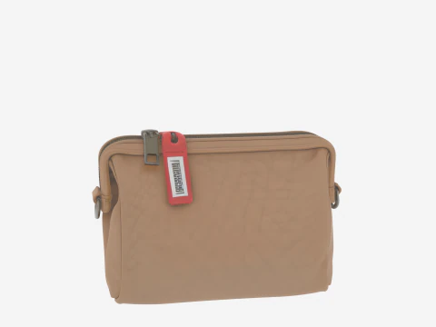 3D Premium Secure Leather Cash Transport Banking Deposit Bag 3D Model