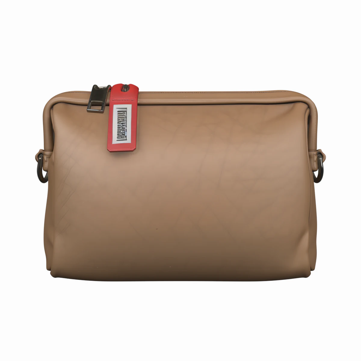 3D Premium Secure Leather Cash Transport Banking Deposit Bag 3D Model .c4d .max .obj .3ds .fbx .stl .blend 