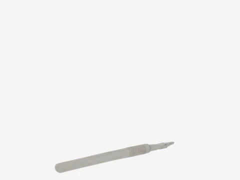 High Quality of Surgical Steel Scalpel with Ergonomic Handle and Anti-Slip Grip 3D Model