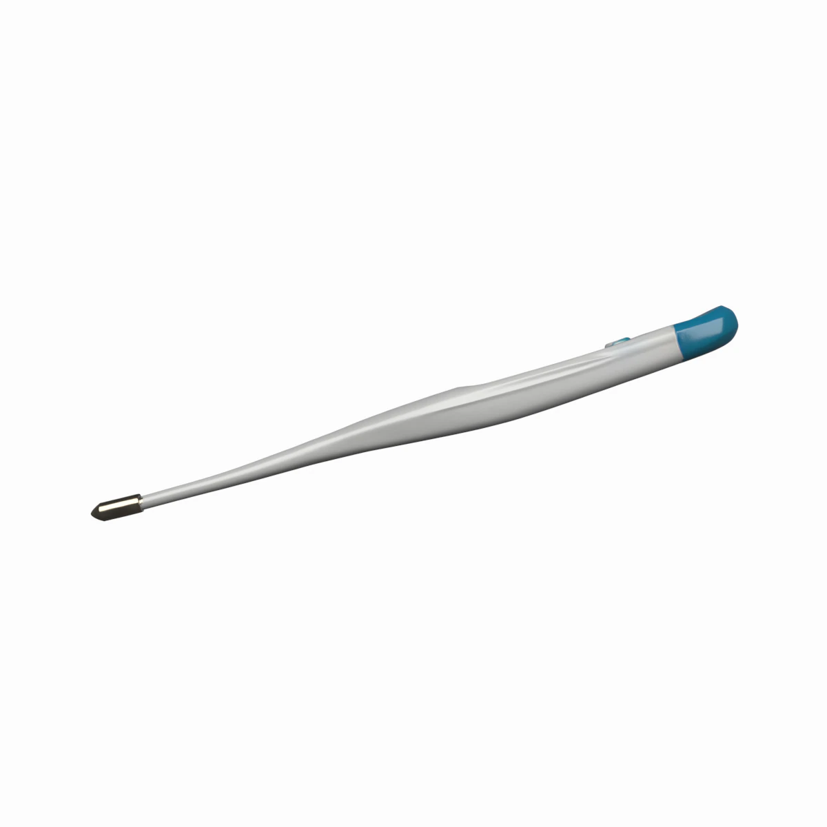 3D Digital Clinical Thermometer with Flexible LCD Display 3D Model .c4d .max .obj .3ds .fbx .stl .blend 