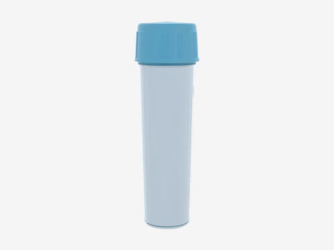 Professional Translucent of Medical Specimen Collection Container with Screw Lid 3D Model