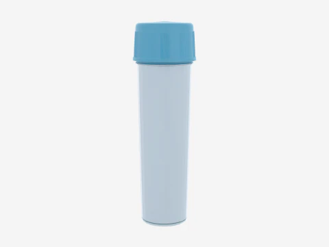 Professional Translucent of Medical Specimen Collection Container with Screw Lid 3D Model