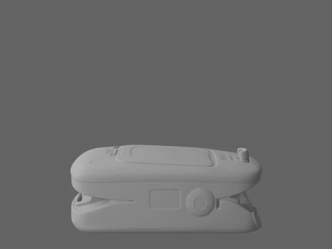 Szczeg&oacute;łowy opis pulsoksymetru na palcu z wyświetlaczem cyfrowym i mechanizmem zaciskowym Model 3D