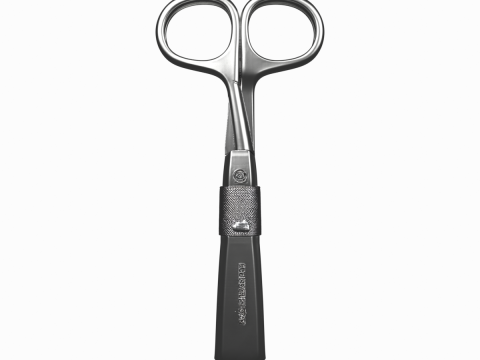 Retraktor Bedah Premium dengan Pisau Melengkung dan Pegangan Ergonomis Model 3D