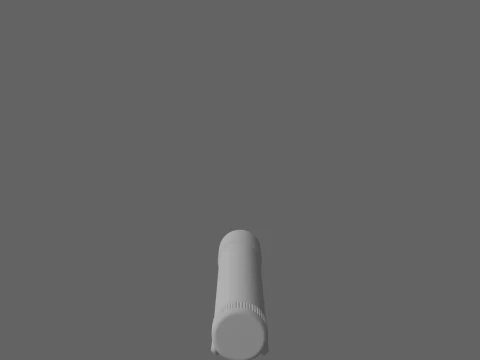 Precision 3D Medical Diagnostic Penlight with Measurement Gauge 3D Model