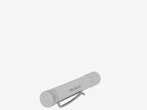 Precision 3D Medical Diagnostic Penlight with Measurement Gauge 3D Model