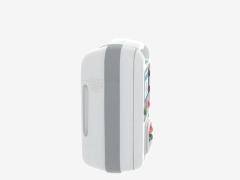Professional 3D Render of Life-Saving Automated Defibrillator with Emergency Medical Features 3D Model