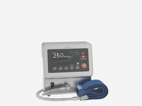 광섬유 조명을 갖춘 고급 3D 수술용 헤드라이트 모델 3D 모델