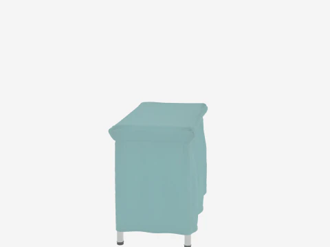 Of Fluid-Resistant Surgical Mayo Stand Cover with Sterile Drape 3D Model