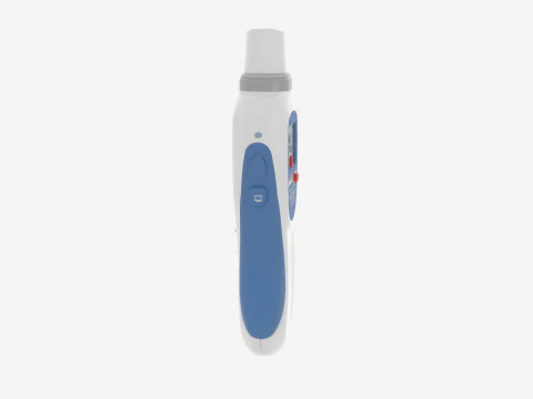 3D Digital Peak Flow Meter Medical Precision Asthma Monitoring Device 3D Model