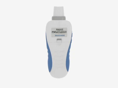 3D Digital Peak Flow Meter Medical Precision Asthma Monitoring Device 3D Model