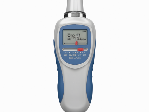3D digitale piekstroommeter Medisch precisie-astmabewakingsapparaat 3D Model