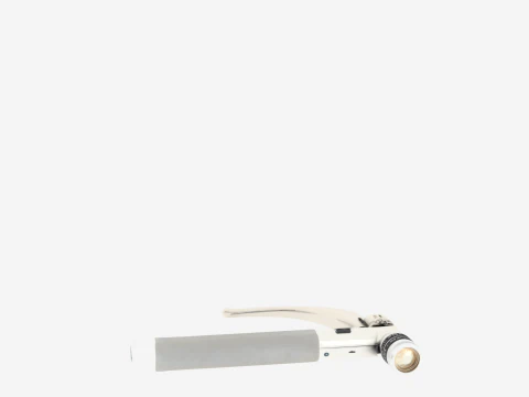 Modern of Medical Laryngoscope with Curved Blade and LED Illumination 3D Model