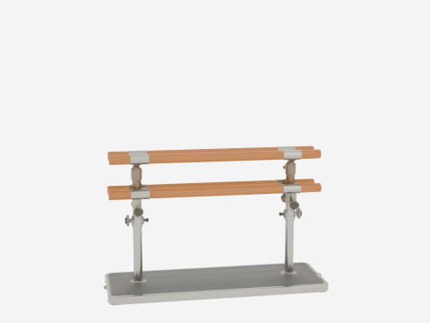 Paralel &Ccedil;ubuklar Hastane ahşap seti 3D Model