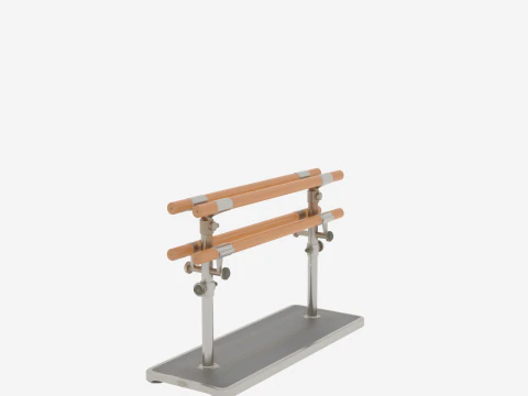 Parallel Bars A set of wooden of Hospital 3D Model