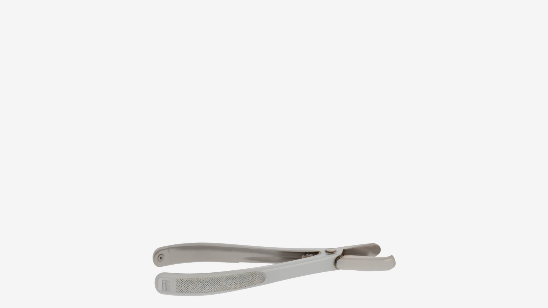 Precision Chrome-Plated of Spring-Loaded Medical Tongue Depressor Holder 3D Model .c4d .max .obj .3ds .fbx .stl .blend 