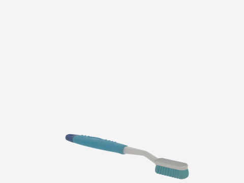 Of Professional Surgical Instrument Cleaning Brush with Ergonomic Handle 3D Model