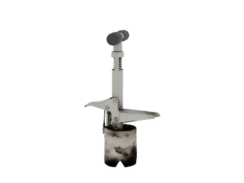 Stainless Steel Bulb Planter Tool 3D Model