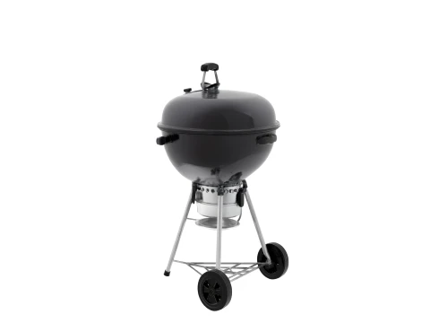 Classic Kettle BBQ Grill Black Enamel 3D Model