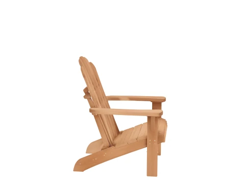 Natural Cedar Adirondack Chair 3D Model
