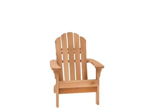Natural Cedar Adirondack Chair 3D Model