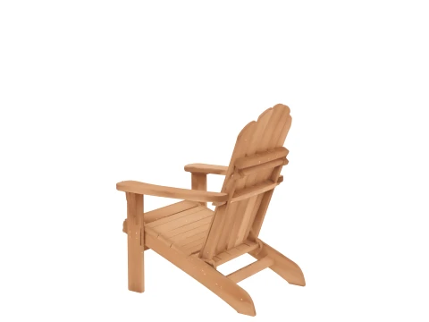 Natural Cedar Adirondack Chair 3D Model