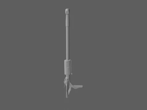 Dandelion Weed Puller Tool Reference 3D Model