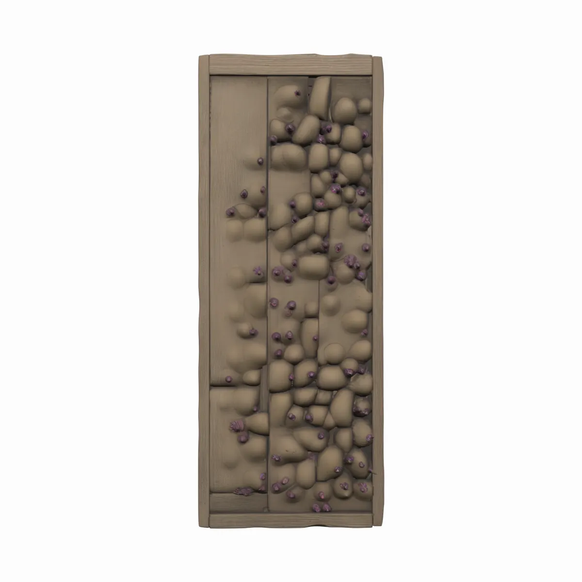 Wooden Seed Potato Chitting Tray 3D Model .c4d .max .obj .3ds .fbx .stl .blend 