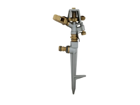 Metal Impact Sprinkler with Brass Arm 3D Model