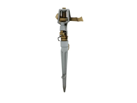 Metal Impact Sprinkler with Brass Arm 3D Model