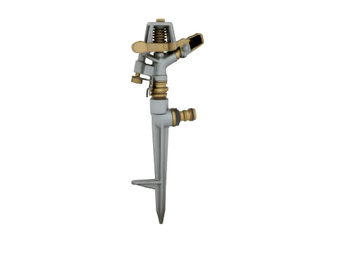 Metal Impact Sprinkler with Brass Arm 3D Model