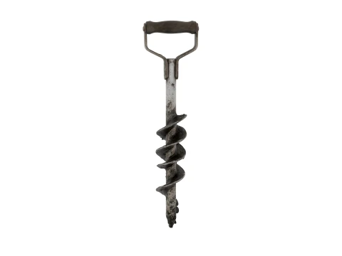 Stainless Steel Compost Turner with Residue 3D Model