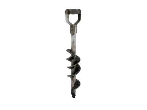 Stainless Steel Compost Turner with Residue 3D Model