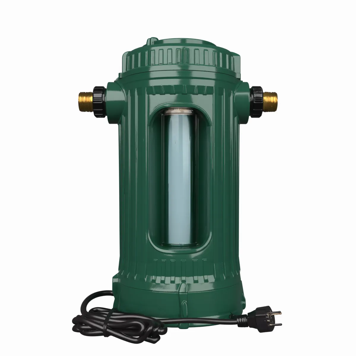 Green Pond UV Clarifier Cylinder Unit 3D Model .c4d .max .obj .3ds .fbx .stl .blend