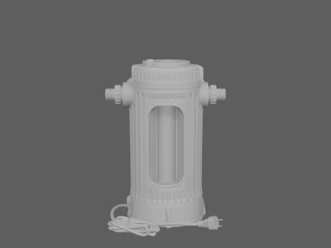 Green Pond UV Clarifier Cylinder Unit 3D Model