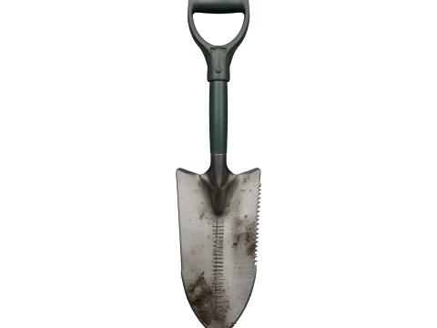 of Stainless Steel Transplanting Spade 3D Model