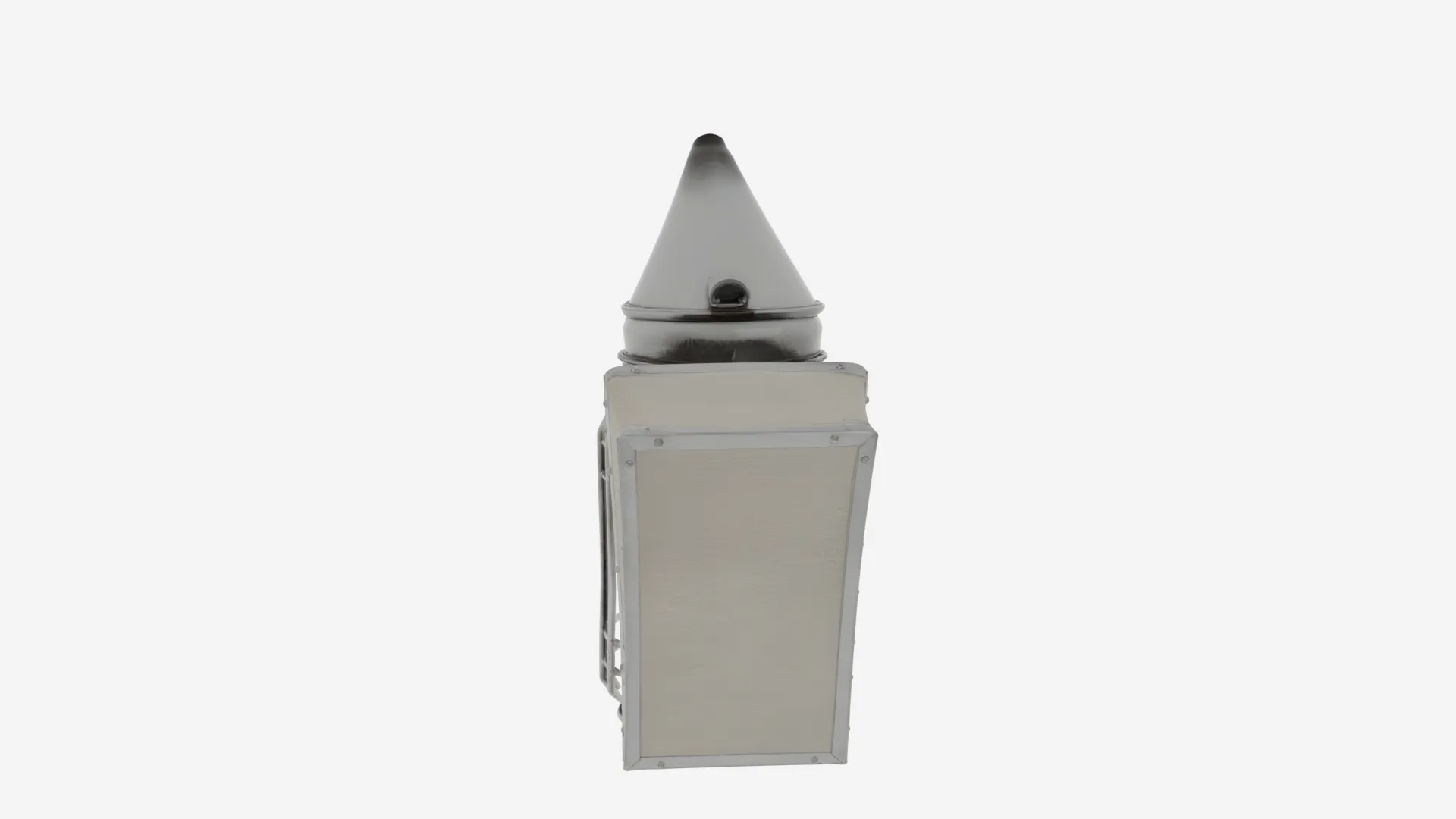 Classic Beekeeper Bellows Smoker Stainless 3D Model .c4d .max .obj .3ds .fbx .stl .blend 