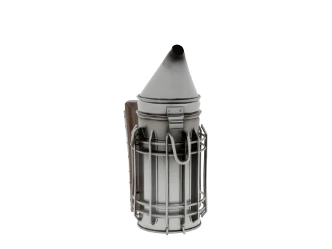 Classic Beekeeper Bellows Smoker Stainless 3D Model