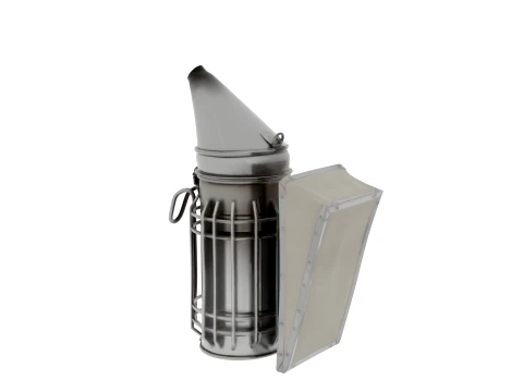 Classic Beekeeper Bellows Smoker Stainless 3D Model