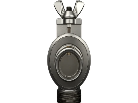 Stainless Steel Honey Gate Valve with Residue 3D Model