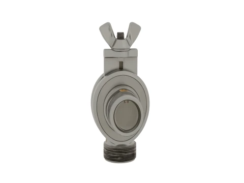 Stainless Steel Honey Gate Valve with Residue 3D Model