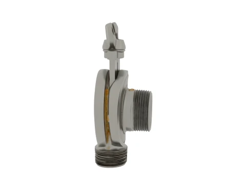 Stainless Steel Honey Gate Valve with Residue 3D Model
