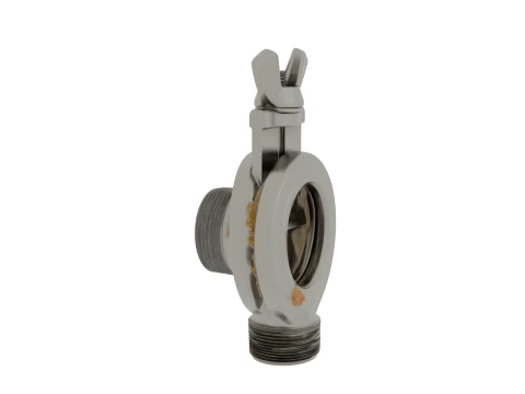 Stainless Steel Honey Gate Valve with Residue 3D Model