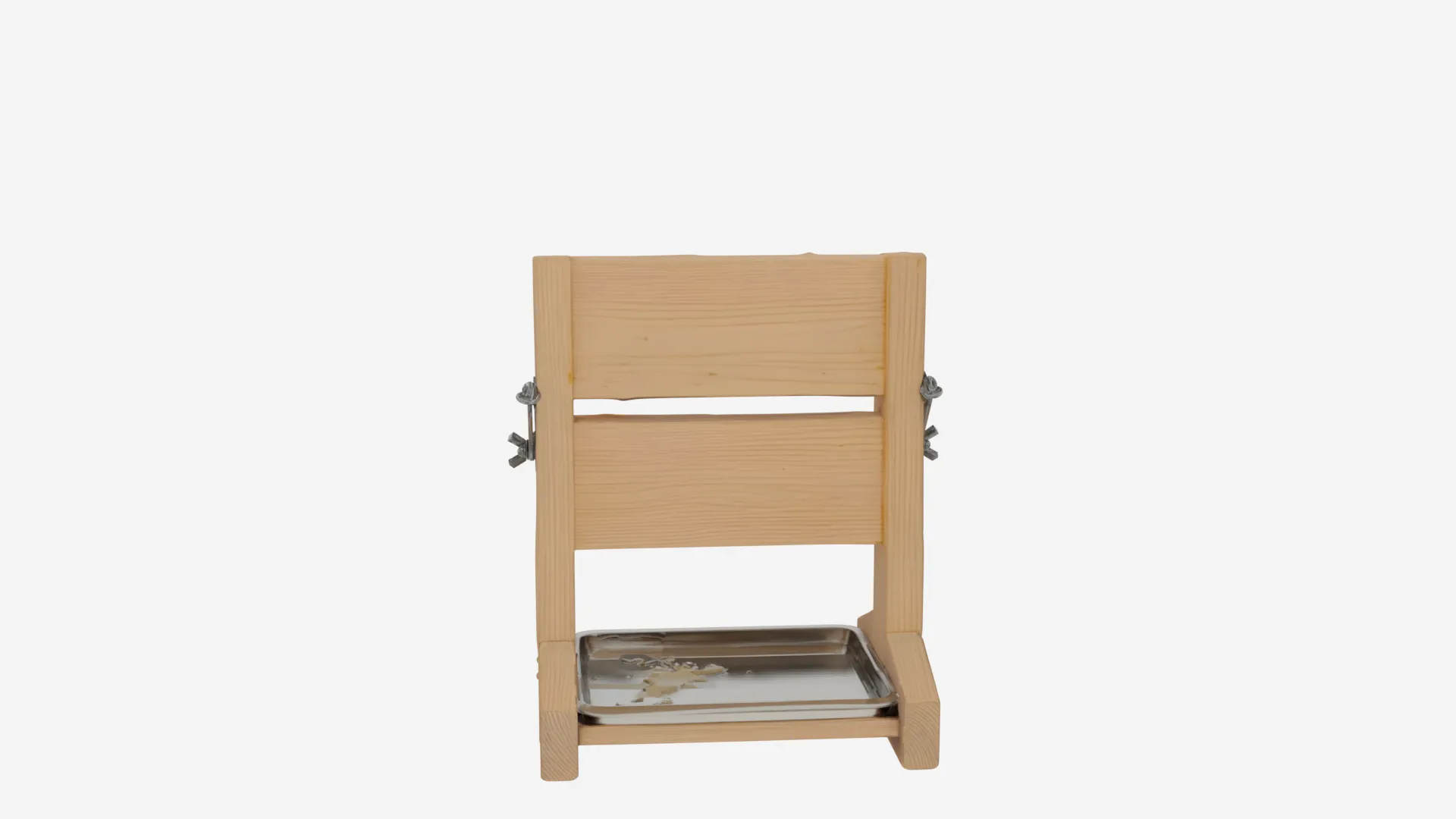 Wooden Honey Frame Holder Stand 3D Model .c4d .max .obj .3ds .fbx .stl .blend 