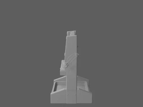 Wooden Honey Frame Holder Stand 3D Model