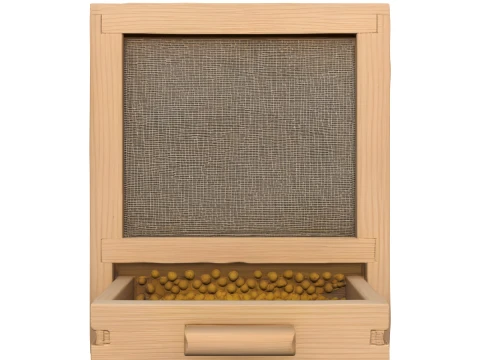 Beehive Pollen Trap Drawer with Mesh 3D Model